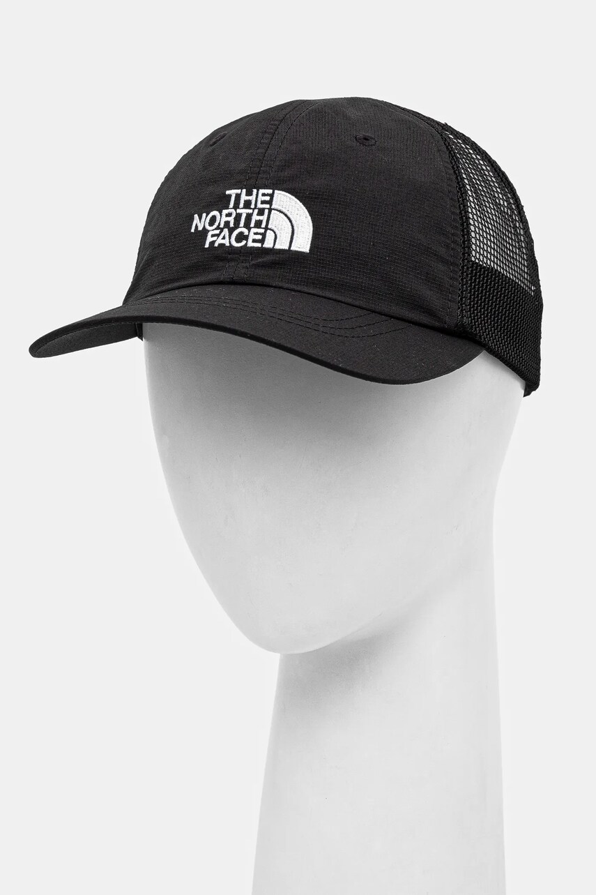 The North Face sapca Horizon Trucker culoarea negru, cu imprimeu, NF0A5FXSKX71