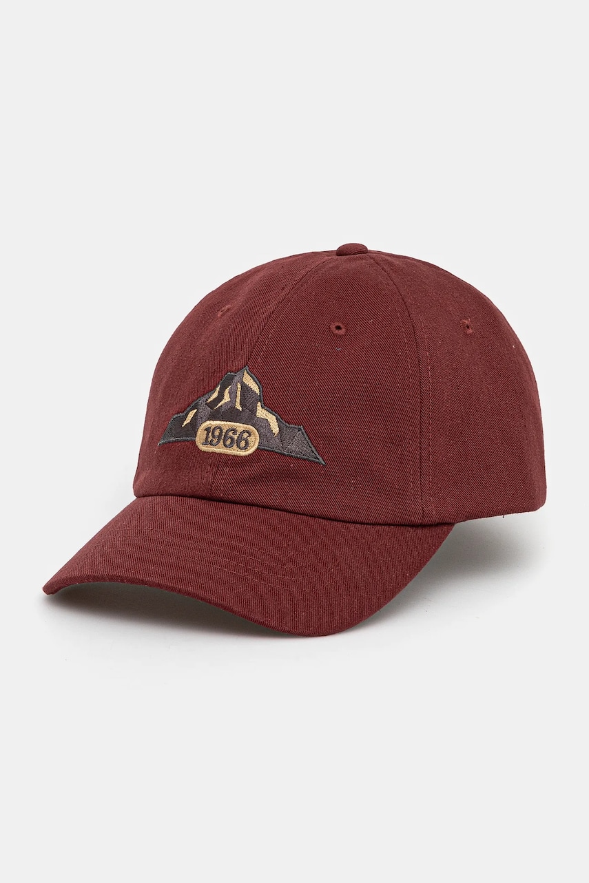 The North Face sapca Norm culoarea bordo, cu imprimeu, NF0A7WHOBQ61 The North Face sapca Norm culoarea bordo, cu imprimeu, NF0A7WHOBQ61