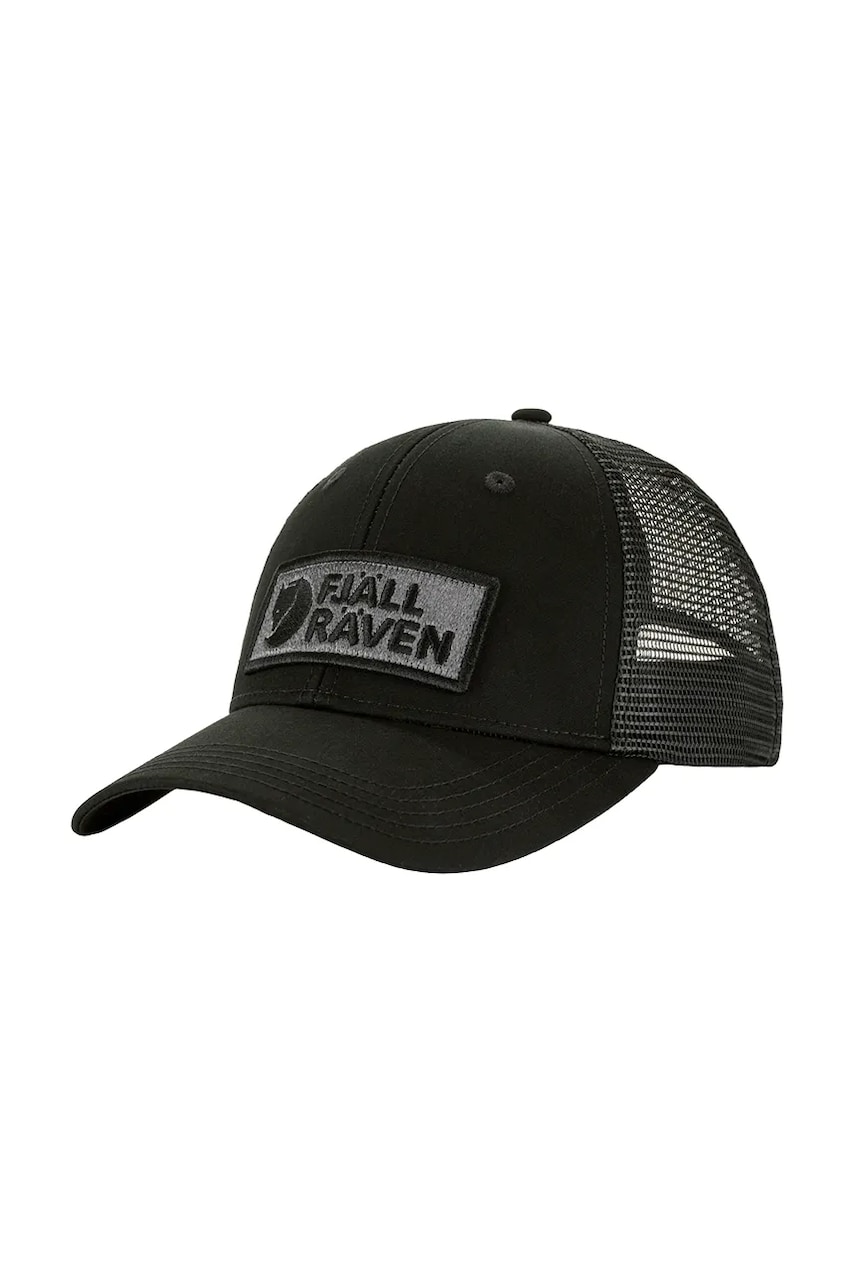 Fjallraven sapca Langtradarkeps culoarea negru, cu imprimeu, F13100182 Fjallraven sapca Langtradarkeps culoarea negru, cu imprimeu, F13100182