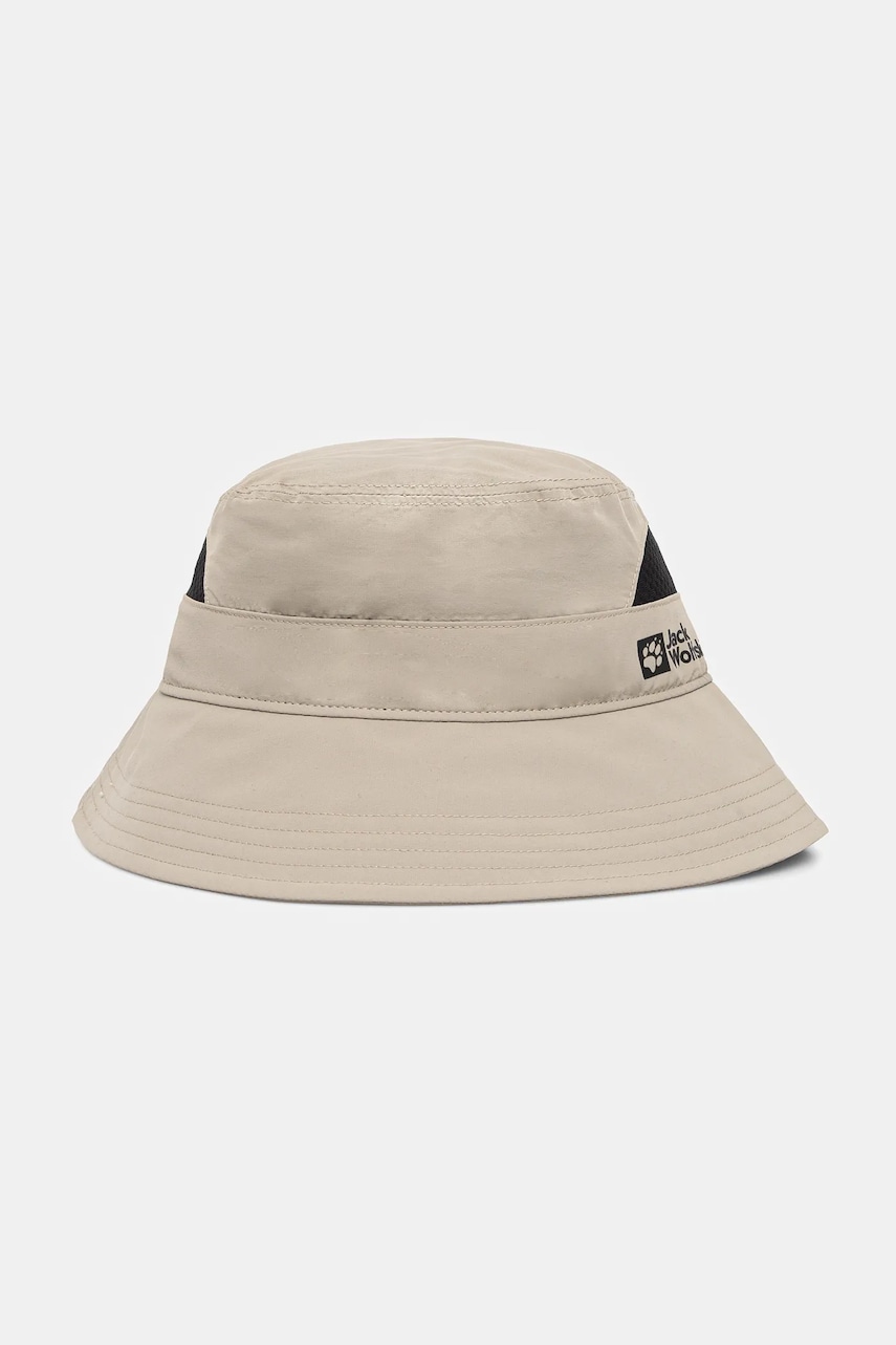 Jack Wolfskin palarie Vent Bucket culoarea bej, A64897 Jack Wolfskin palarie Vent Bucket culoarea bej, A64897