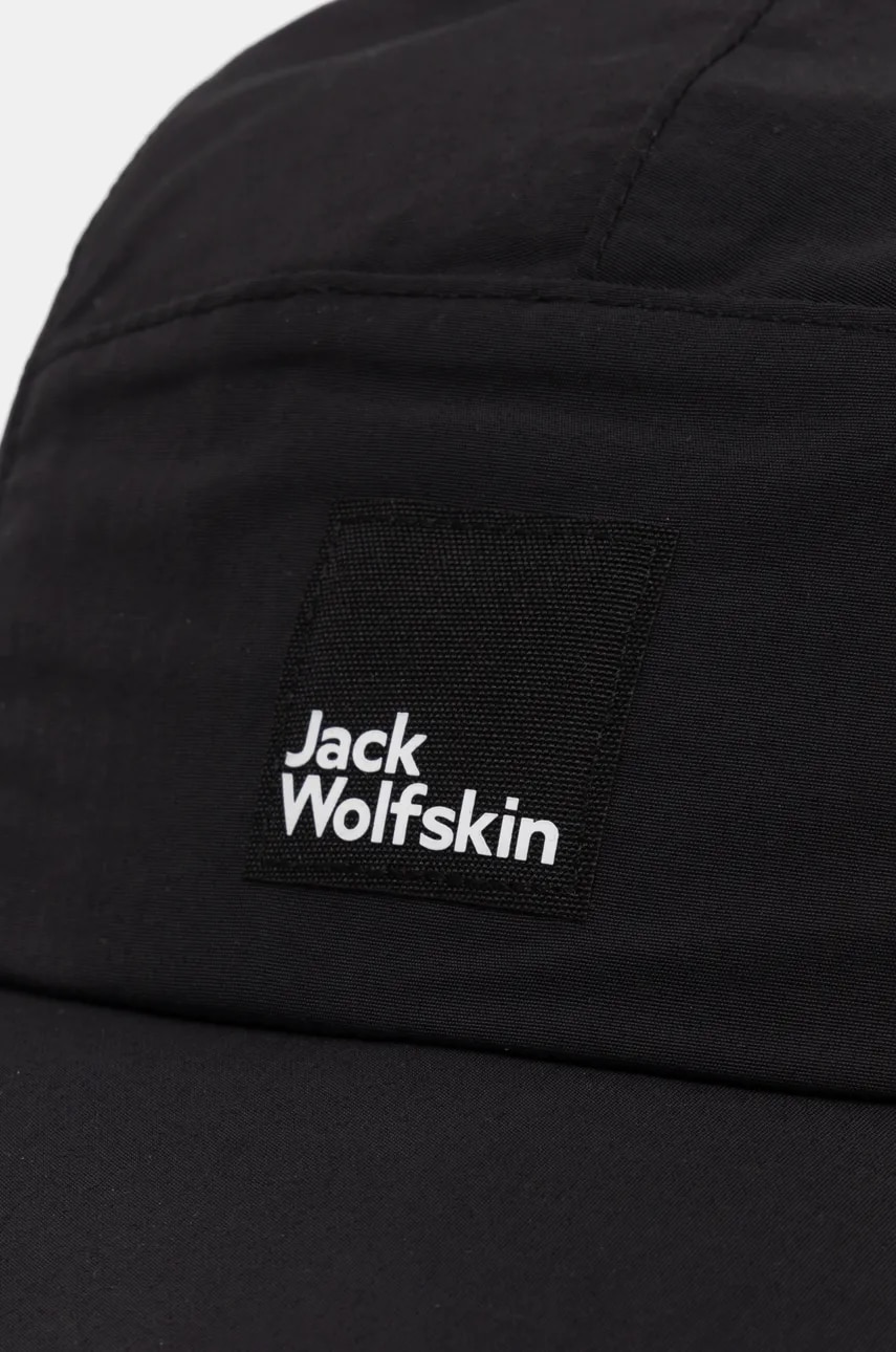 Кепка Jack Wolfskin Road Trip цвет чёрный с аппликацией A63652 Кепка Jack Wolfskin Road Trip цвет чёрный с аппликацией A63652