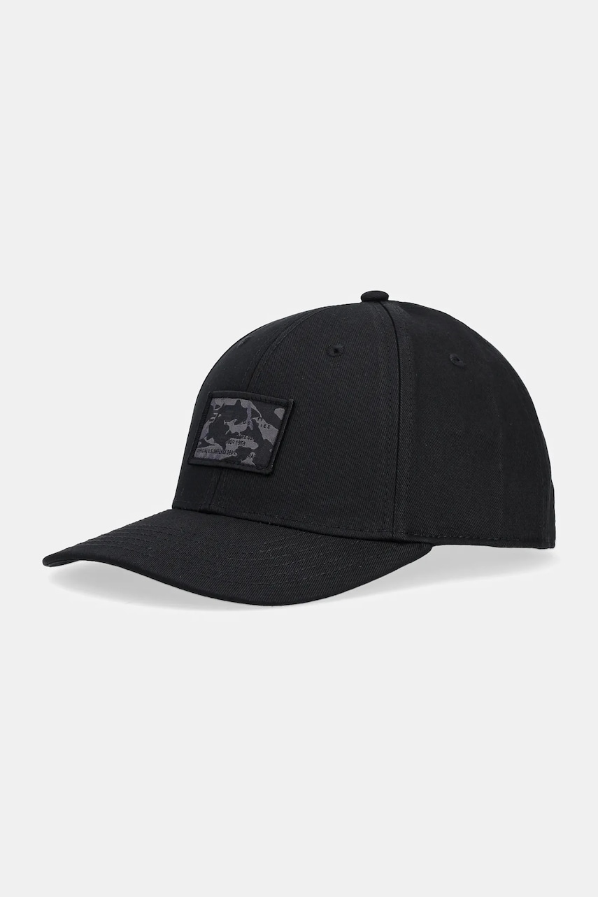 Alpha Industries șapcă de baseball din bumbac Crew Camo Cap culoarea negru, cu imprimeu, 156903 Alpha Industries șapcă de baseball din bumbac Crew Camo Cap culoarea negru, cu imprimeu, 156903