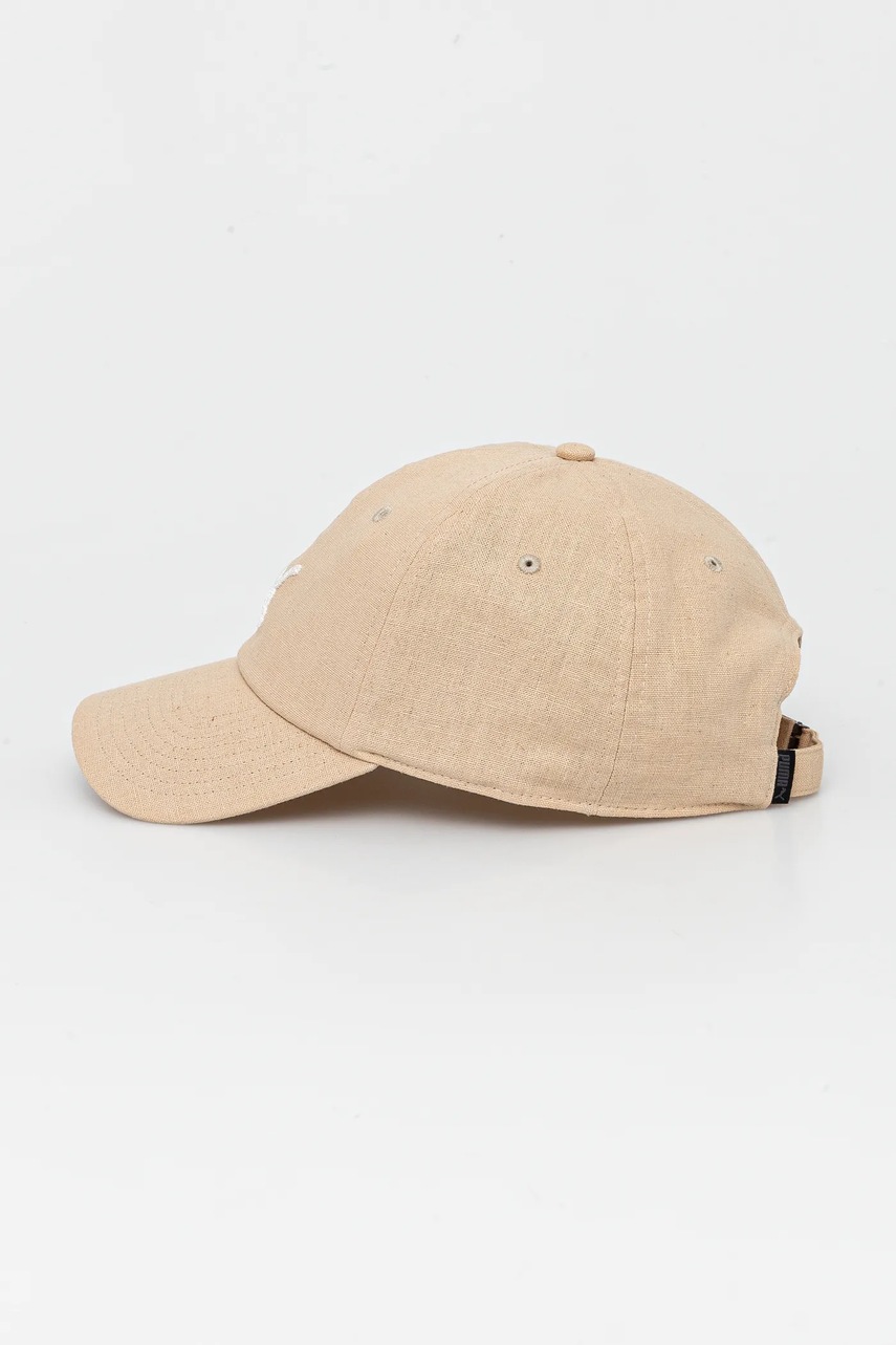 Кепка Puma цвет бежевый однотонная 25970