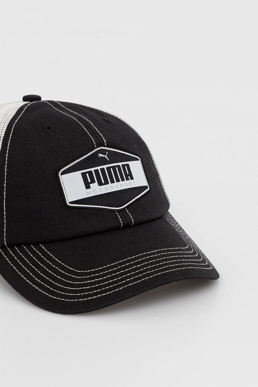 Кепка Puma цвет чёрный с аппликацией 25976