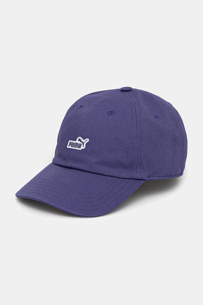 Puma șapcă de baseball din bumbac culoarea violet, cu imprimeu, 25997 Puma șapcă de baseball din bumbac culoarea violet, cu imprimeu, 25997