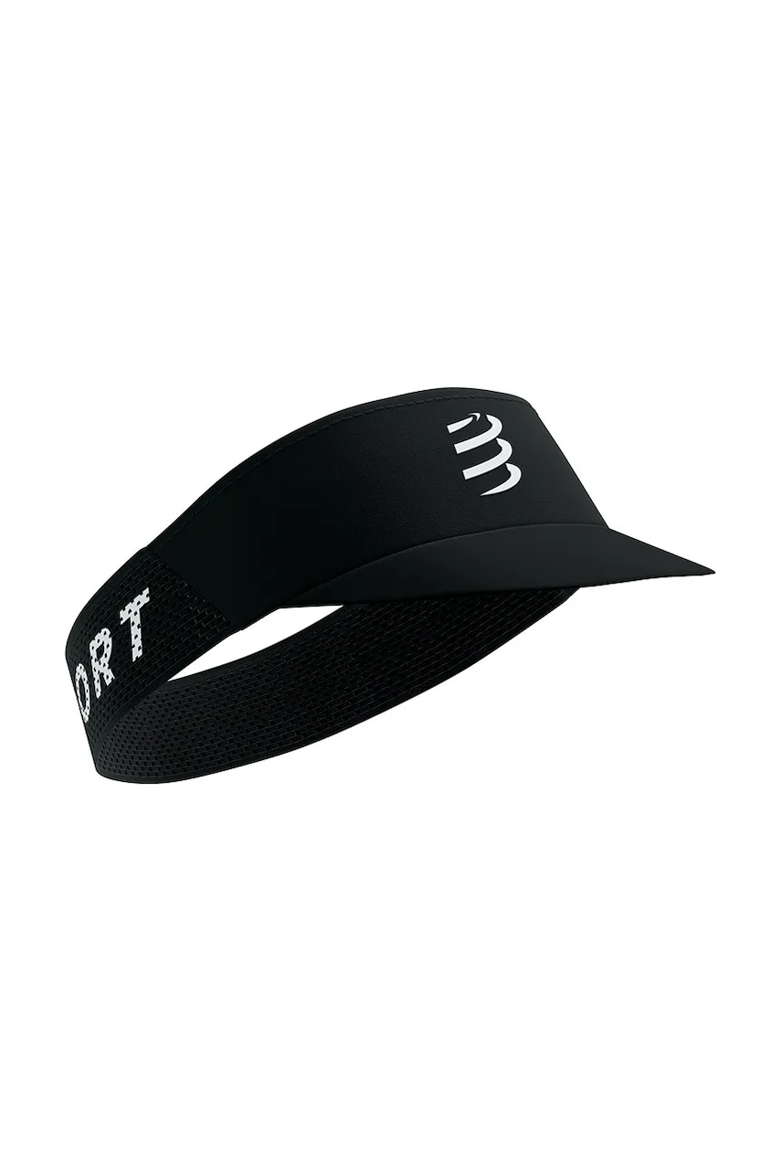 Compressport sapca cozoroc Pro Racing Visor culoarea negru, uni, XHWU699