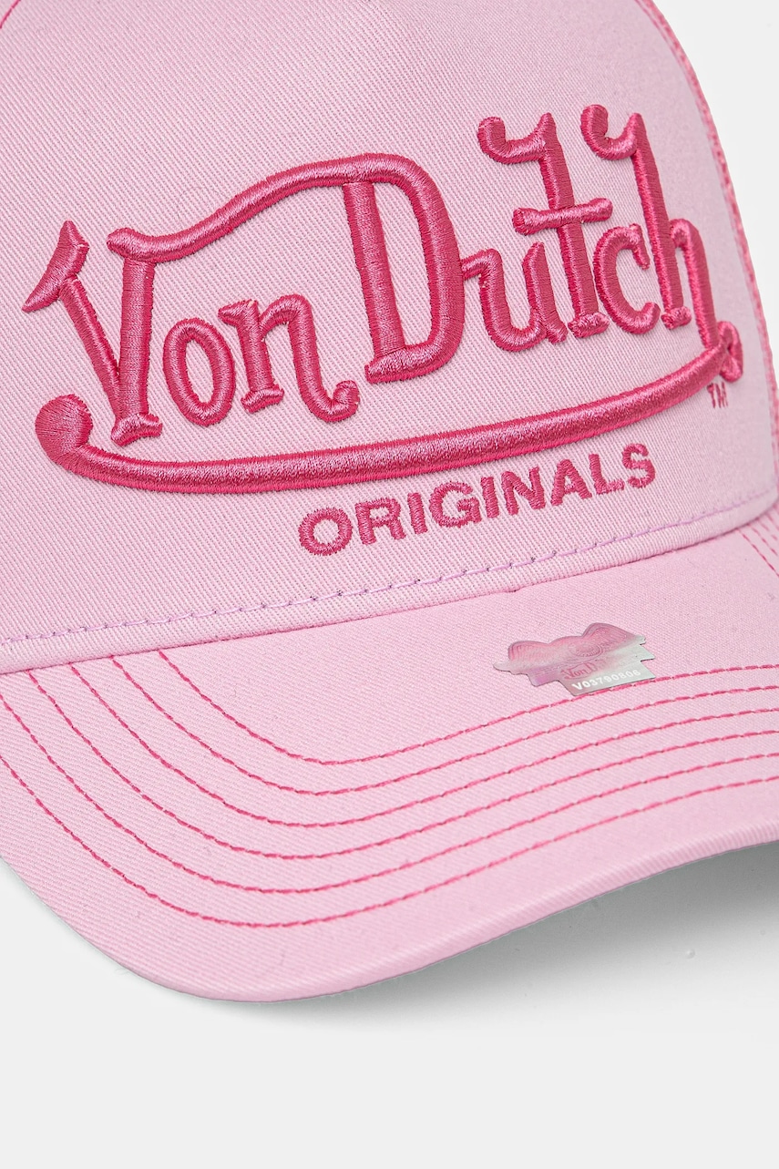 Кепка Von Dutch цвет розовый с аппликацией 7030861 Кепка Von Dutch цвет розовый с аппликацией 7030861