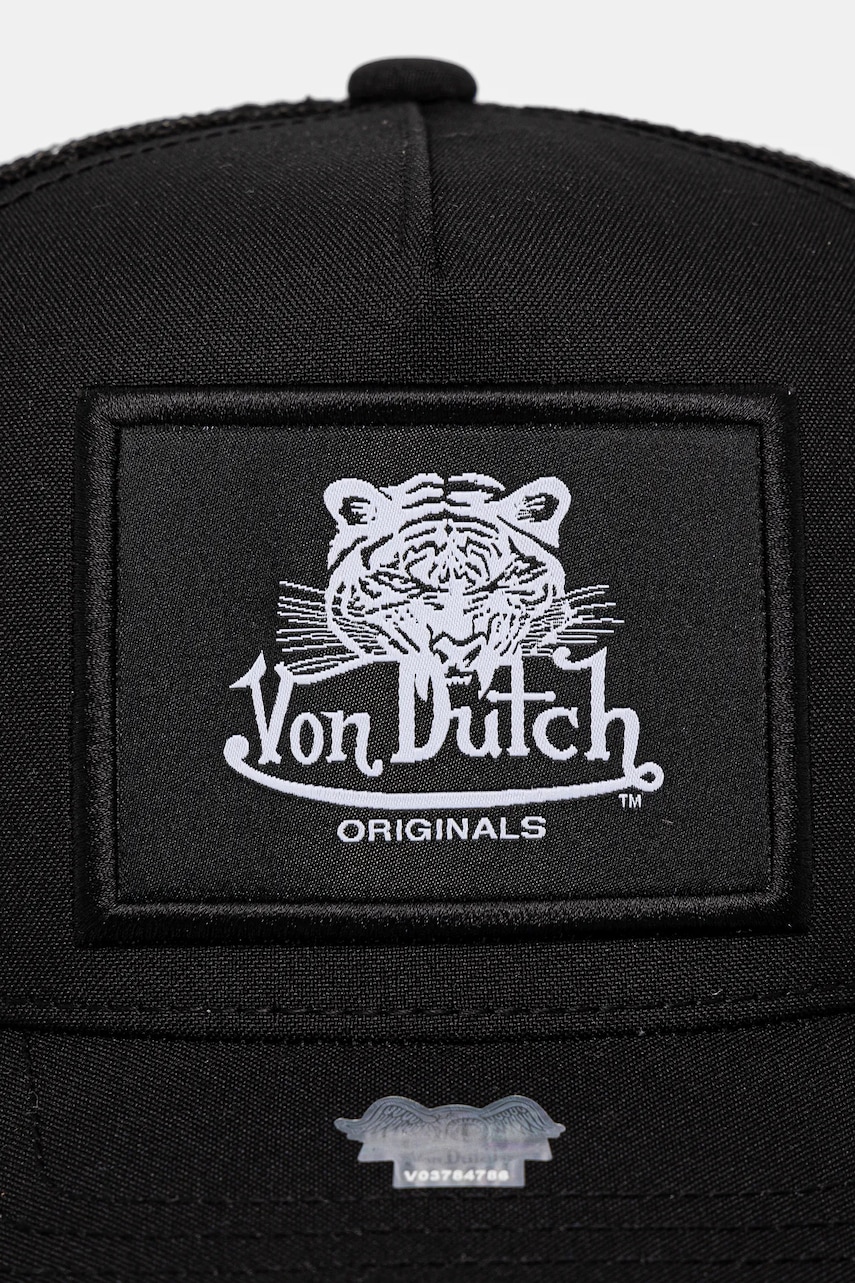 Кепка Von Dutch цвет чёрный с аппликацией 7030839 Кепка Von Dutch цвет чёрный с аппликацией 7030839