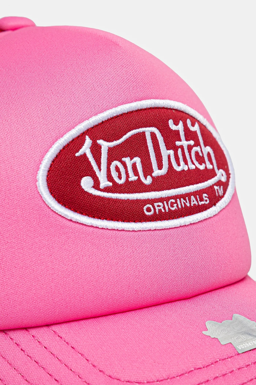 Кепка Von Dutch цвет розовый с аппликацией 7030863 Кепка Von Dutch цвет розовый с аппликацией 7030863