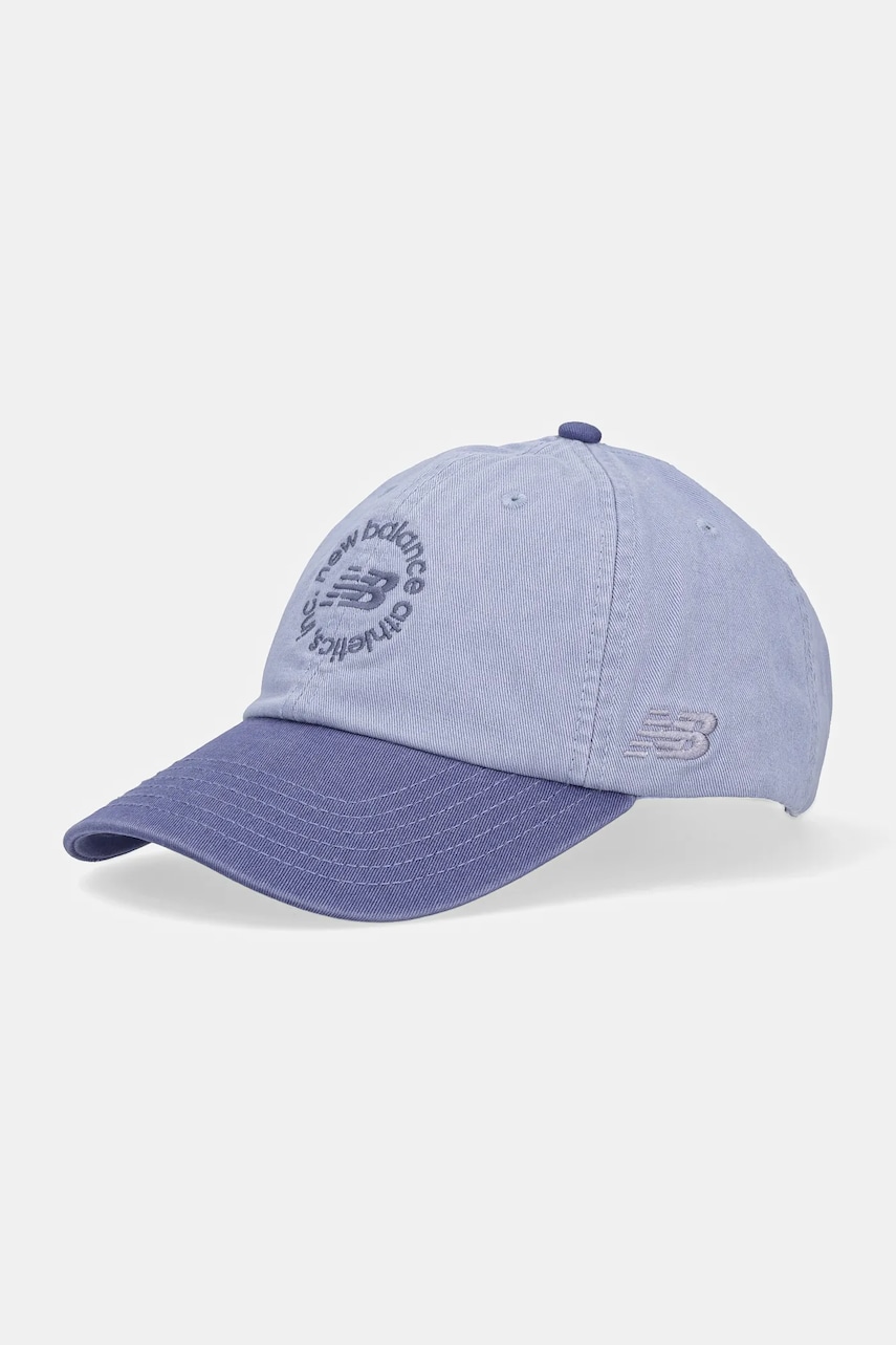 New Balance șapcă de baseball din bumbac cu imprimeu, LAH51012DUS New Balance șapcă de baseball din bumbac cu imprimeu, LAH51012DUS