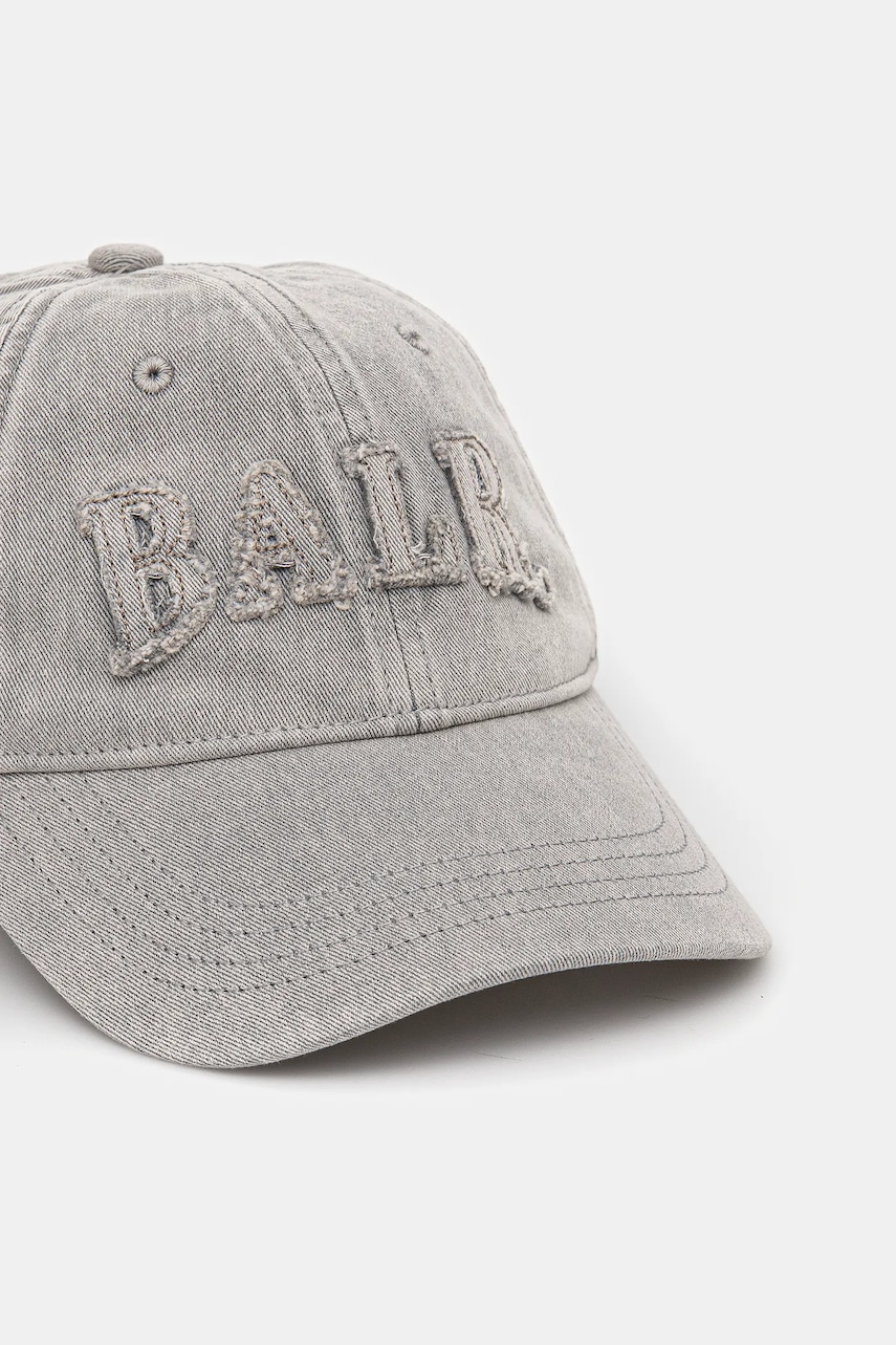 Джинсовая кепка BALR. цвет серый с аппликацией B6110.1082 Джинсовая кепка BALR. цвет серый с аппликацией B6110.1082