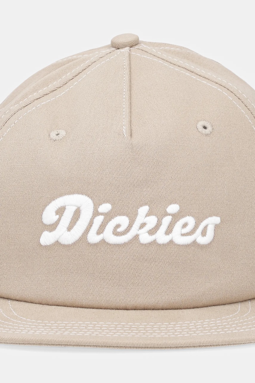 Кепка Dickies цвет бежевый с аппликацией DK0A4Z6I0DS1 Кепка Dickies цвет бежевый с аппликацией DK0A4Z6I0DS1