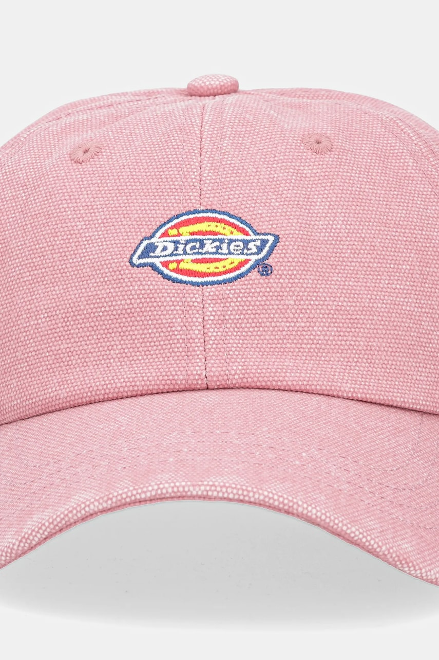 Хлопковая кепка Dickies цвет оранжевый с аппликацией DK0A4Y9IK391 Хлопковая кепка Dickies цвет оранжевый с аппликацией DK0A4Y9IK391