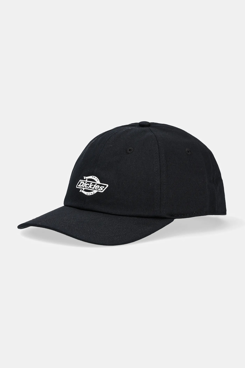 Dickies șapcă de baseball din bumbac culoarea negru, cu imprimeu, DK0A4Z6NBLK1