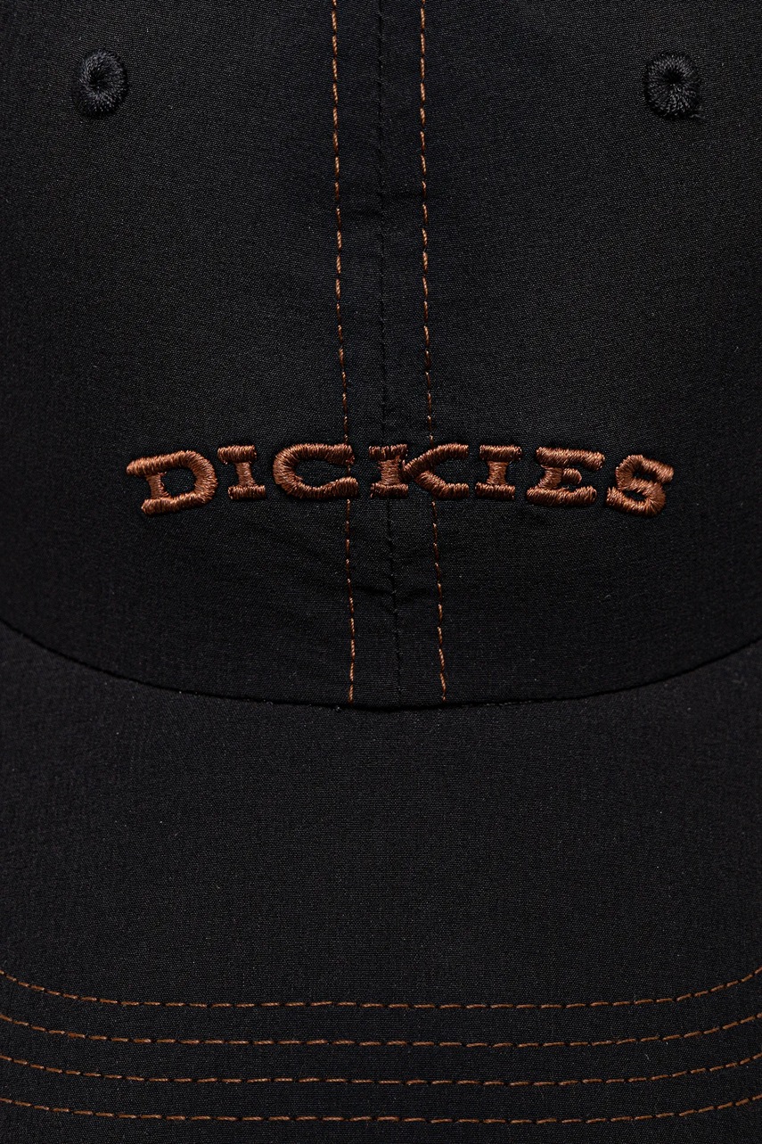 Кепка Dickies Wilsall Cap Black цвет чёрный с аппликацией DK0A4Z6PBLK1