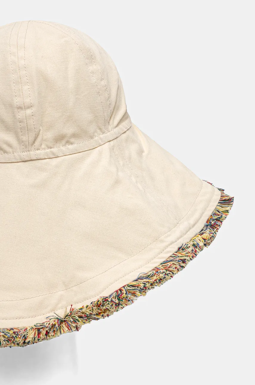 Шляпа из хлопка OAS цвет бежевый хлопковая 8502 Шляпа из хлопка OAS цвет бежевый хлопковая 8502