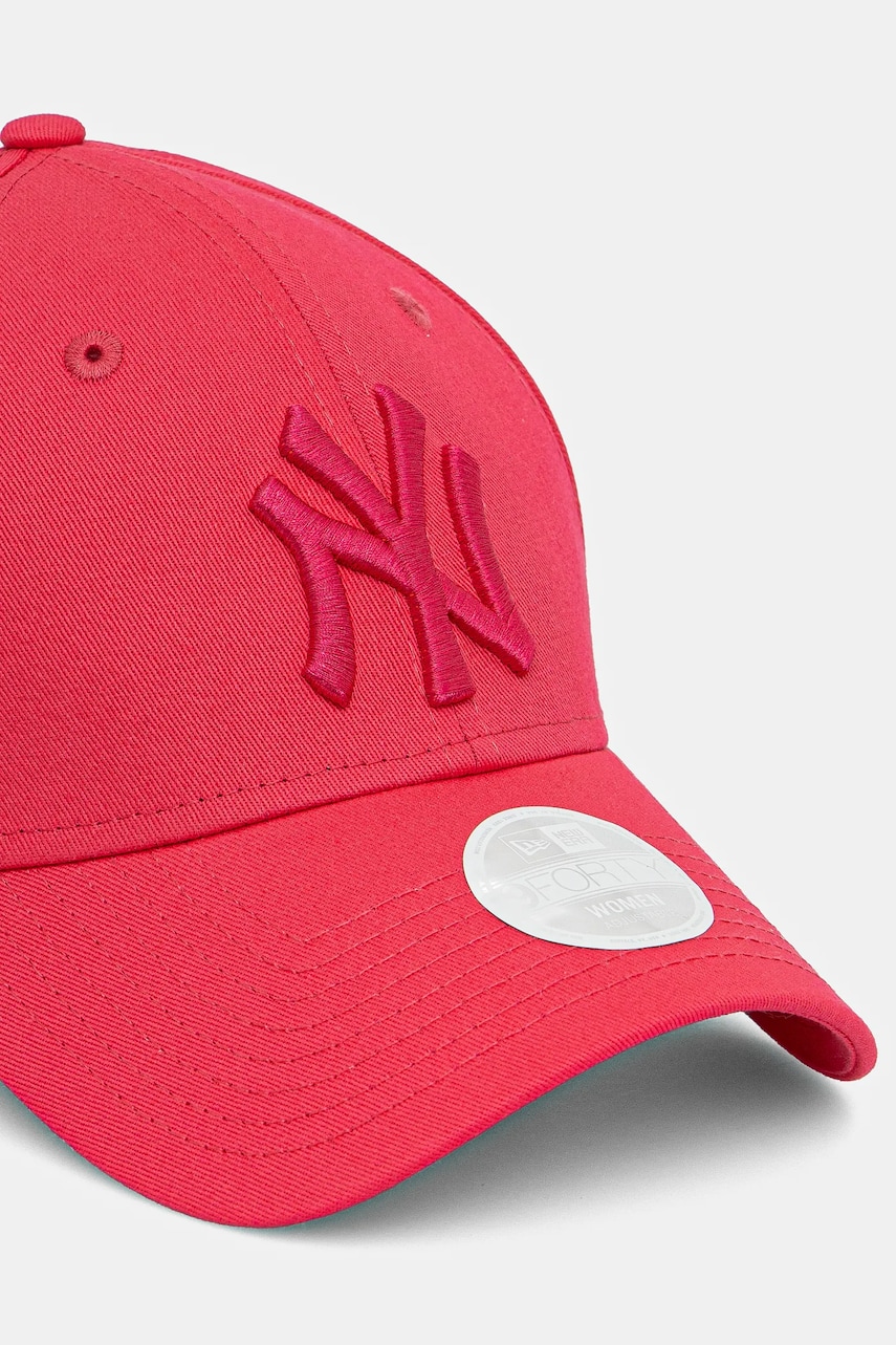 Хлопковая кепка New Era цвет розовый однотонная 60595168 Хлопковая кепка New Era цвет розовый однотонная 60595168