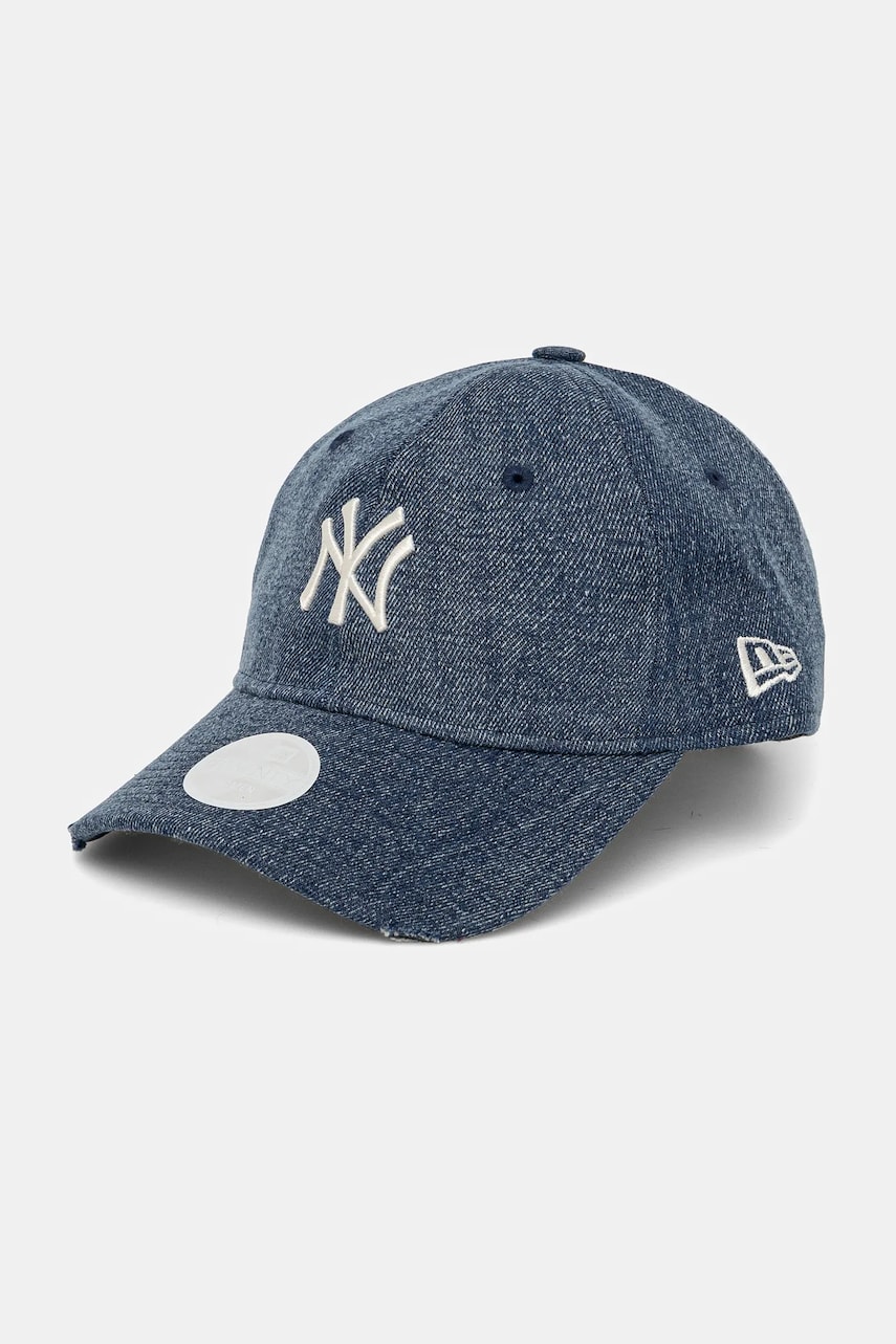 New Era șapcă de baseball din bumbac culoarea bleumarin, cu imprimeu, 60595375 New Era șapcă de baseball din bumbac culoarea bleumarin, cu imprimeu, 60595375