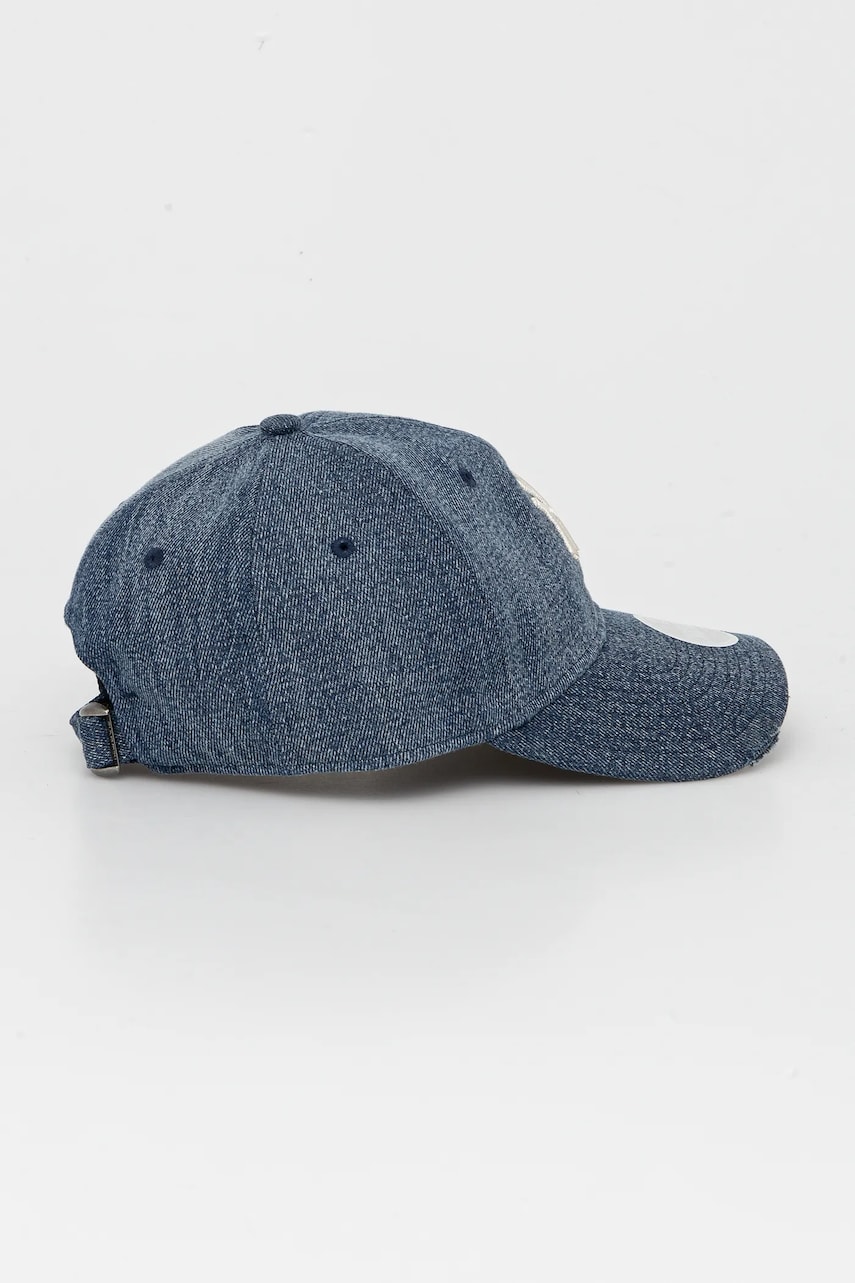 Хлопковая кепка New Era цвет синий с аппликацией 60595375 Хлопковая кепка New Era цвет синий с аппликацией 60595375