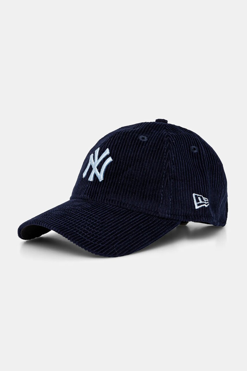 New Era palarie din velur culoarea albastru marin, cu imprimeu, 60595366