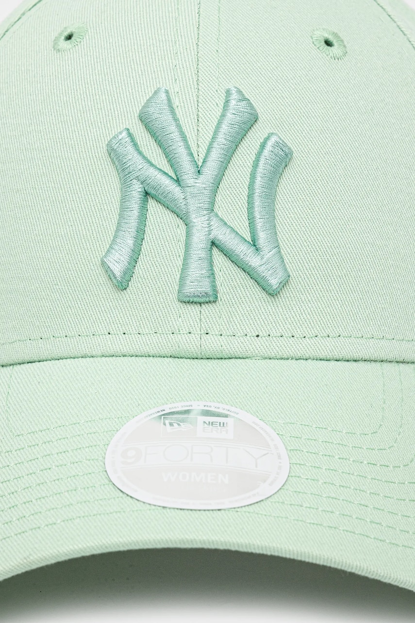 Хлопковая кепка New Era цвет зелёный однотонная 60595169 Хлопковая кепка New Era цвет зелёный однотонная 60595169