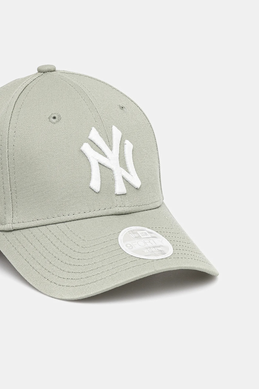Хлопковая кепка New Era цвет зелёный с аппликацией 60595489 Хлопковая кепка New Era цвет зелёный с аппликацией 60595489