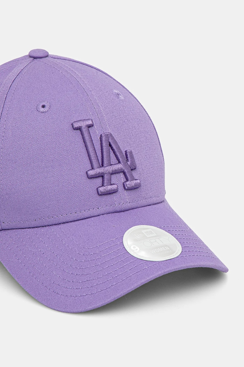 Хлопковая кепка New Era цвет фиолетовый однотонная 60595173 Хлопковая кепка New Era цвет фиолетовый однотонная 60595173