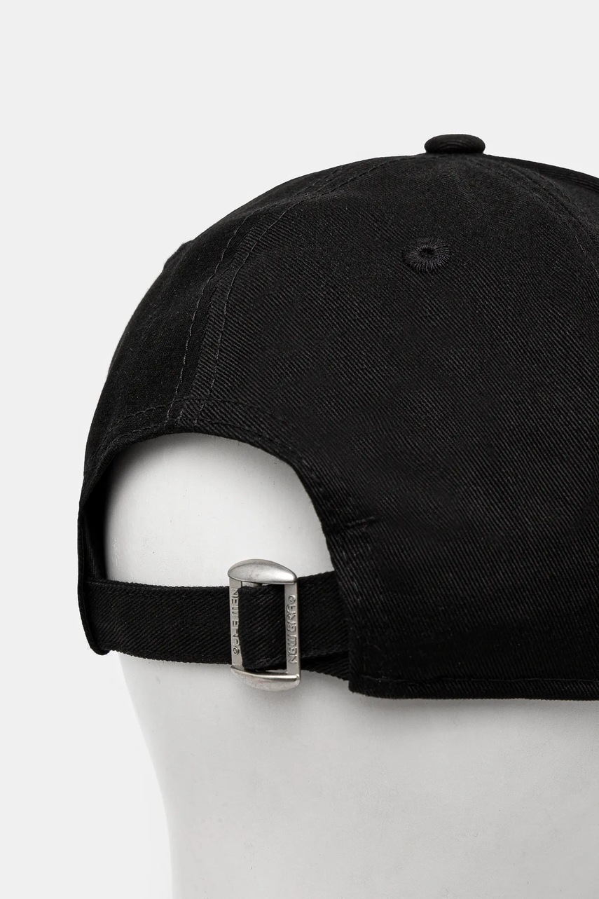 New Era pamut baseball sapka fekete, sima, 60595159 termék 2. képe