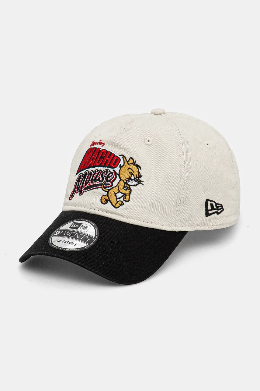 New Era culoarea bej, cu imprimeu, 60595266