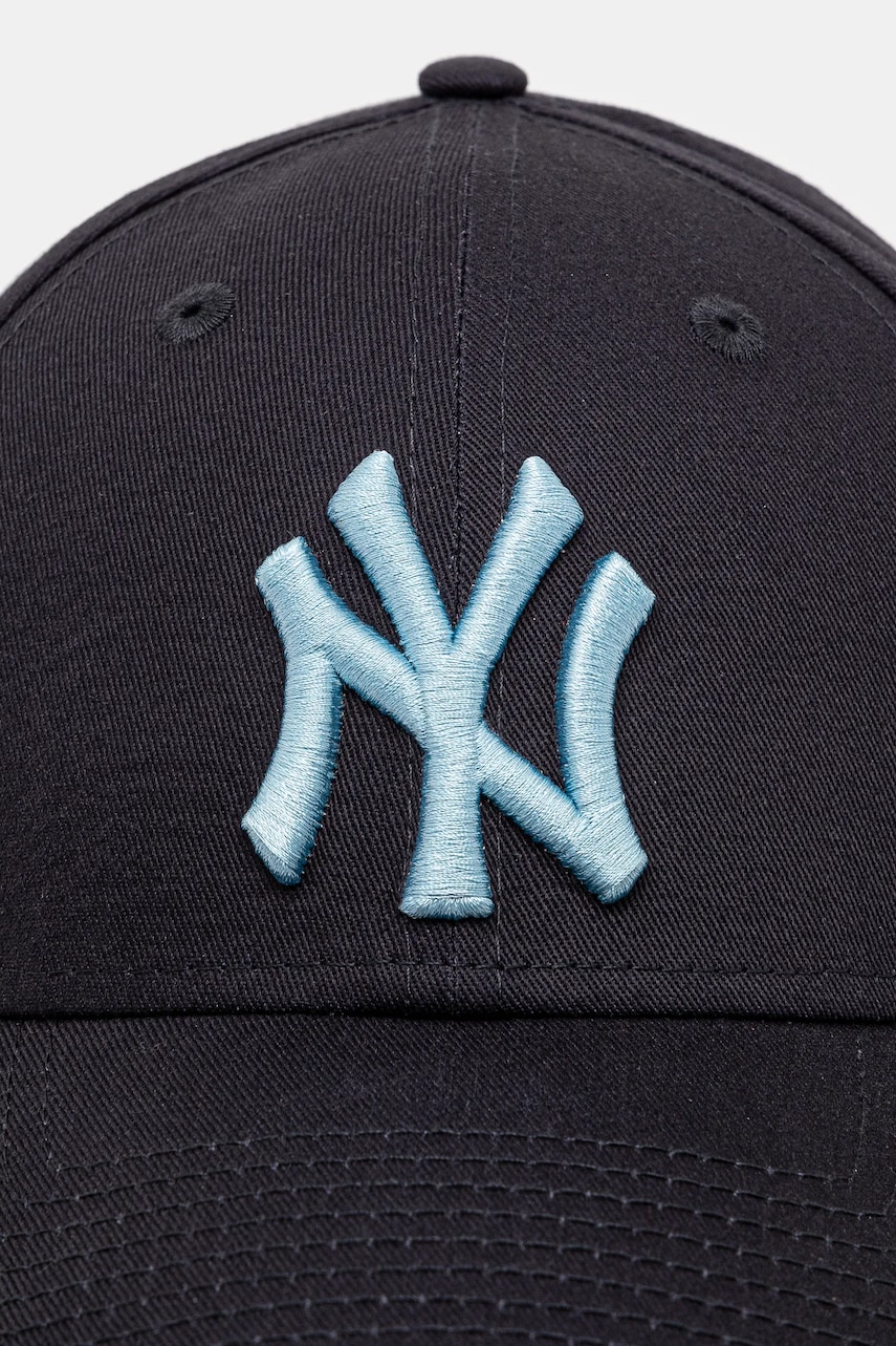 Хлопковая кепка New Era цвет синий однотонная 60595157 Хлопковая кепка New Era цвет синий однотонная 60595157