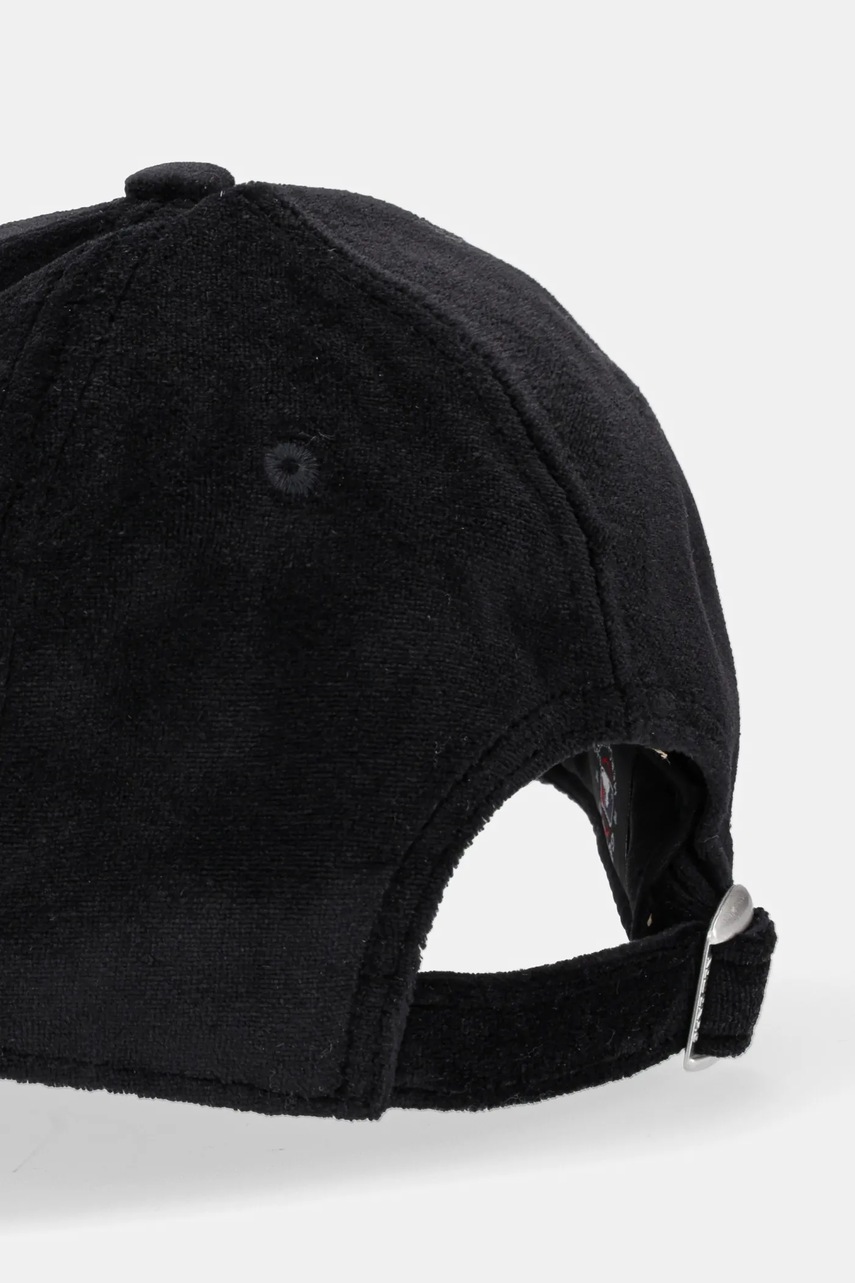 New Era bársony baseball sapka fekete, nyomott mintás, 60595351 termék 2. képe