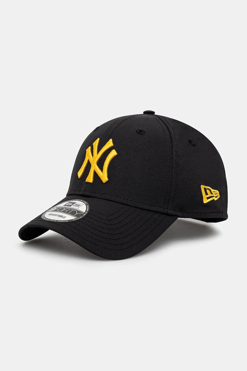 New Era sapca culoarea negru, neted, 60595187