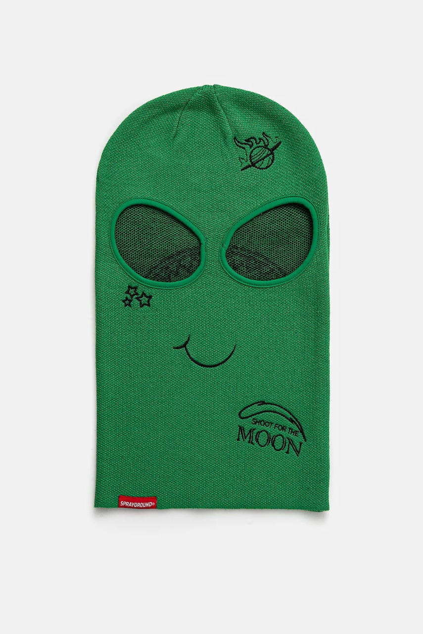 Sprayground masca culoarea verde, 910HW399NSZ