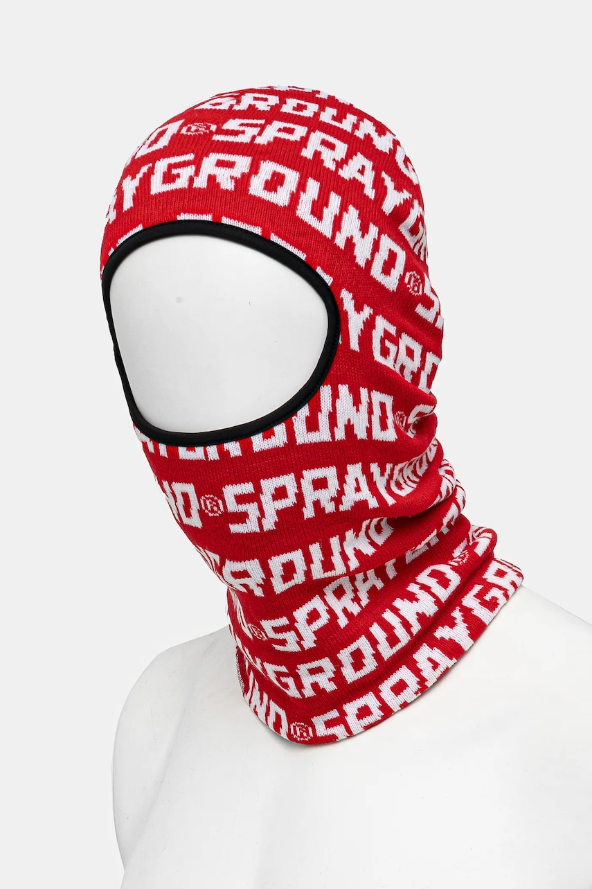 Балаклава Sprayground колір червоний 910HW390NSZ