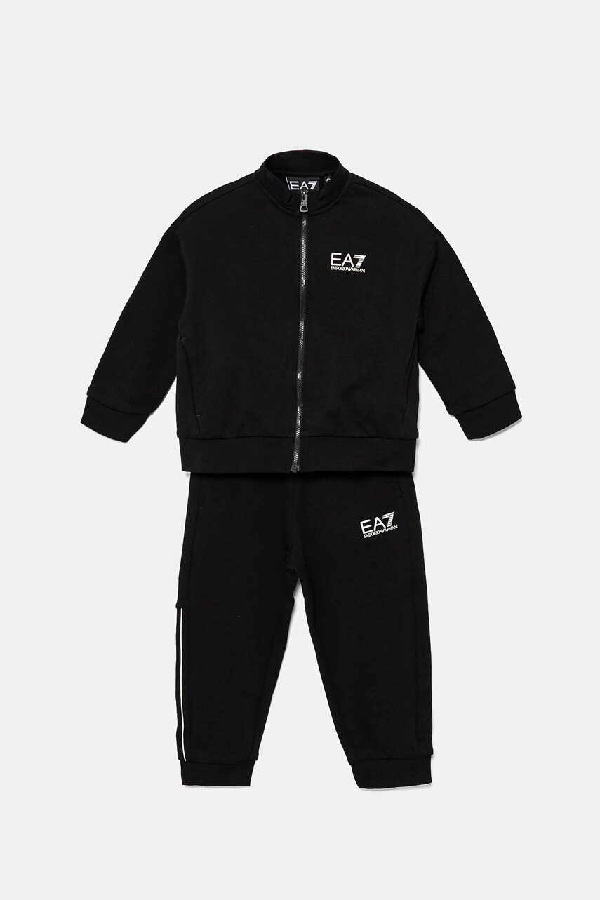 EA7 Emporio Armani trening copii culoarea negru, 7B000070 AF12451