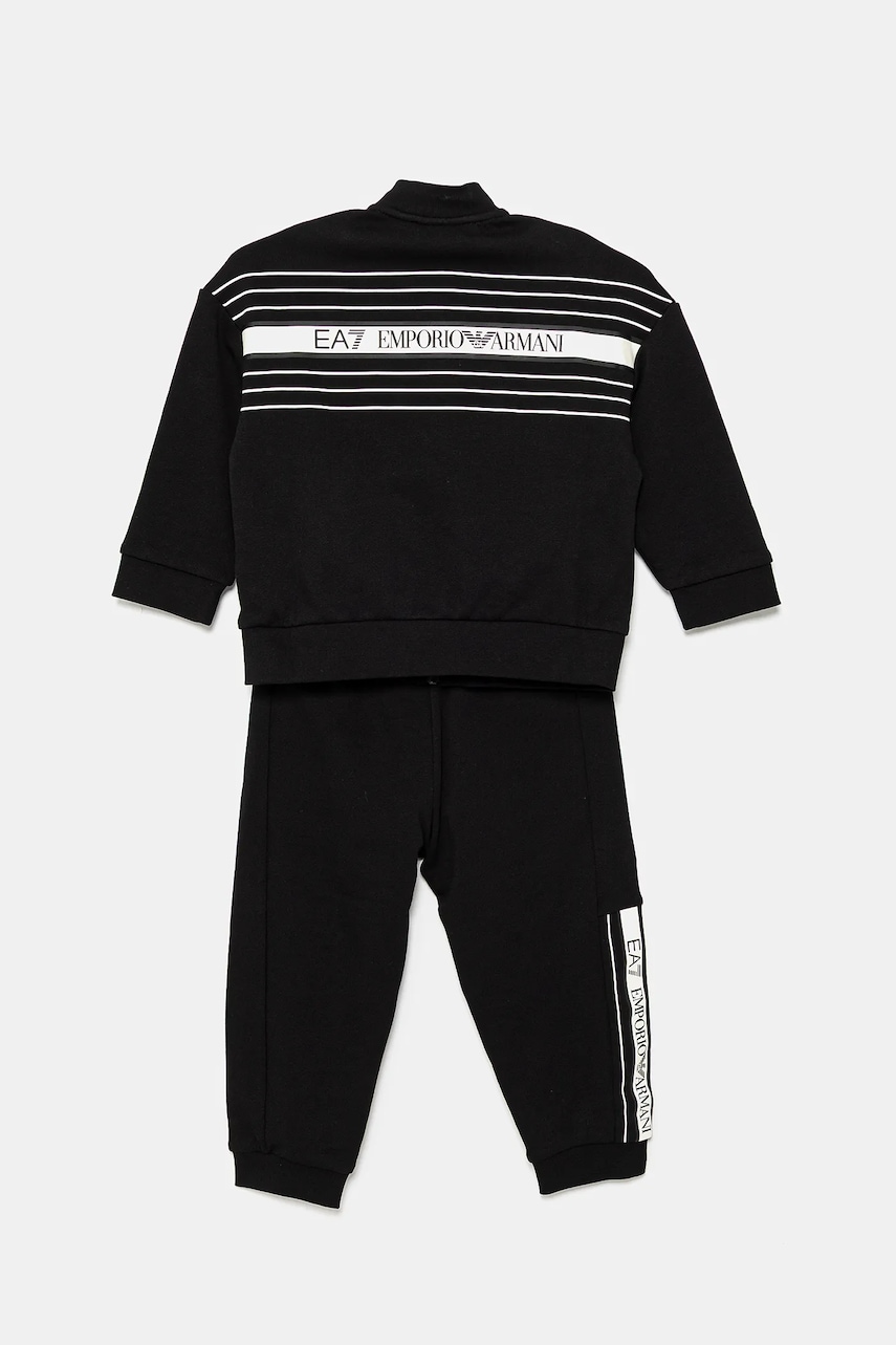 Детский спортивный костюм EA7 Emporio Armani цвет чёрный 7B000070 AF12451 Детский спортивный костюм EA7 Emporio Armani цвет чёрный 7B000070 AF12451