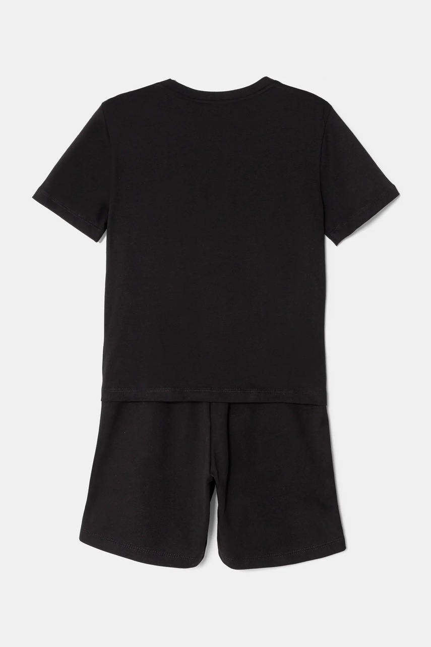 Детский комплект из хлопка EA7 Emporio Armani цвет чёрный 7B000043 AF10378