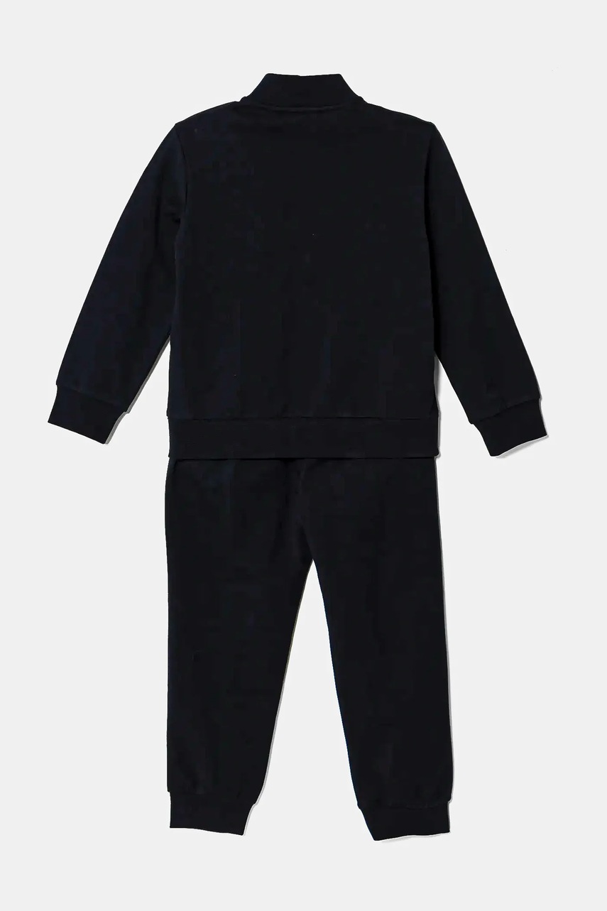 Детский хлопковый спортивный костюм EA7 Emporio Armani цвет синий 7B000030 AF10380 Детский хлопковый спортивный костюм EA7 Emporio Armani цвет синий 7B000030 AF10380