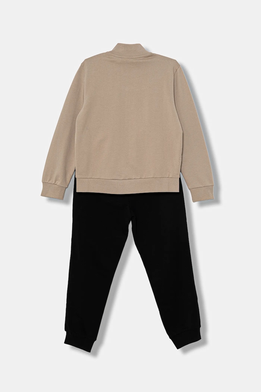 Детский хлопковый спортивный костюм EA7 Emporio Armani цвет чёрный 7B000030 AF10380 Детский хлопковый спортивный костюм EA7 Emporio Armani цвет чёрный 7B000030 AF10380