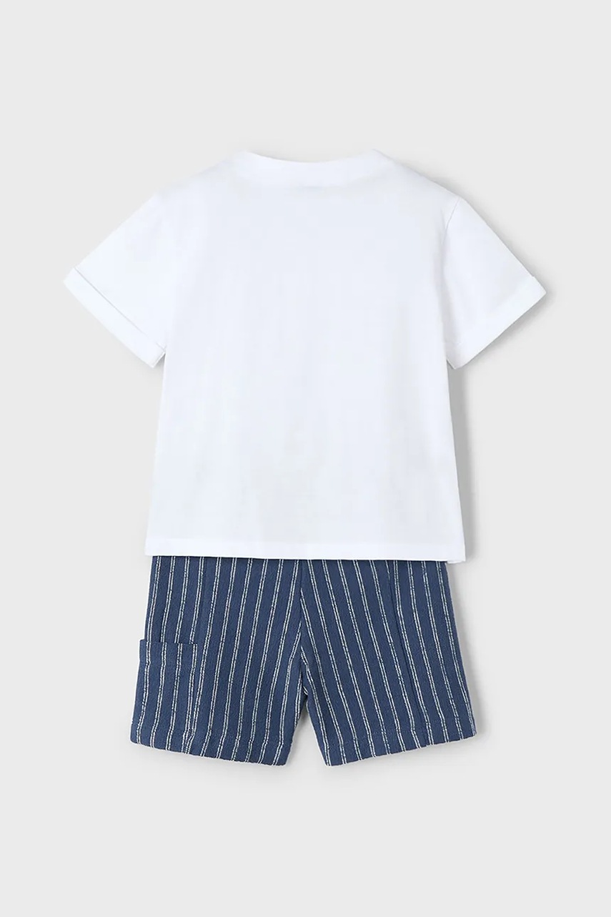 Детский комплект из хлопка Mayoral цвет синий 3603