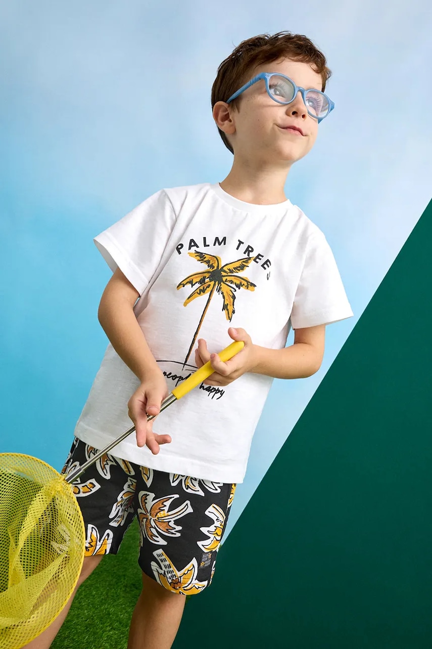 Mayoral set de bumbac pentru copii culoarea negru, 3604