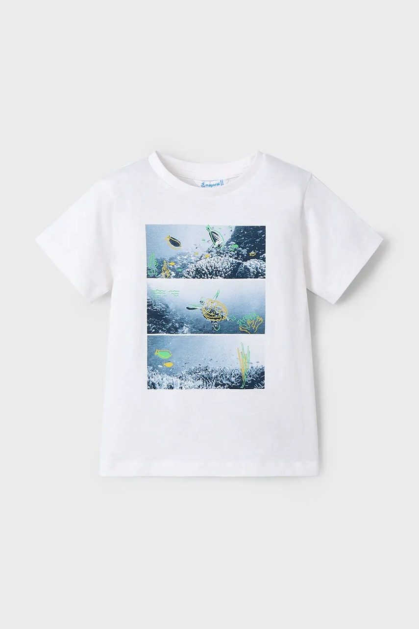 Дитячий бавовняний комплект Mayoral колір зелений 3610