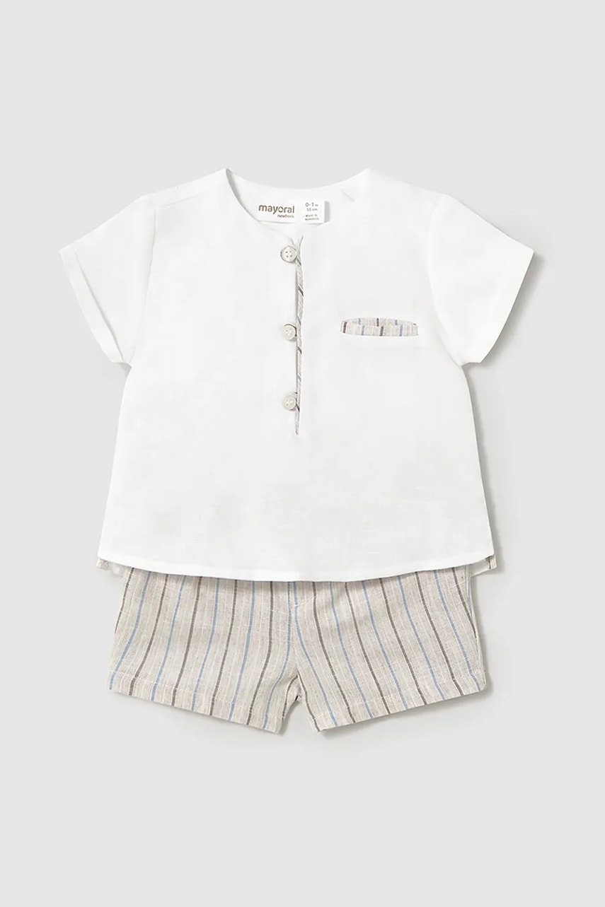 Mayoral Newborn set de lenjerie pentru copii culoarea bej, 1211 Mayoral Newborn set de lenjerie pentru copii culoarea bej, 1211