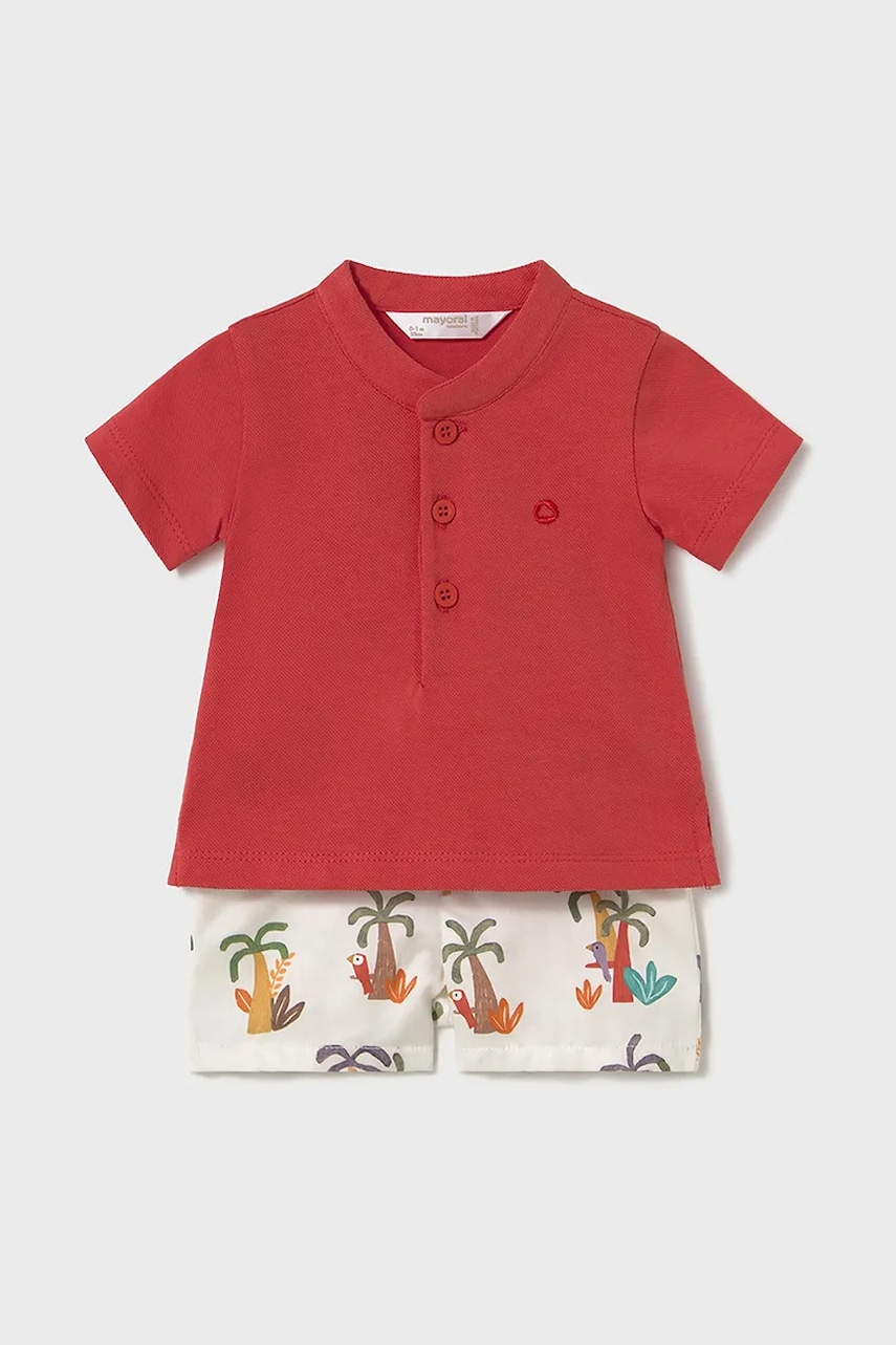 Mayoral Newborn compleu bebe culoarea rosu, 1217