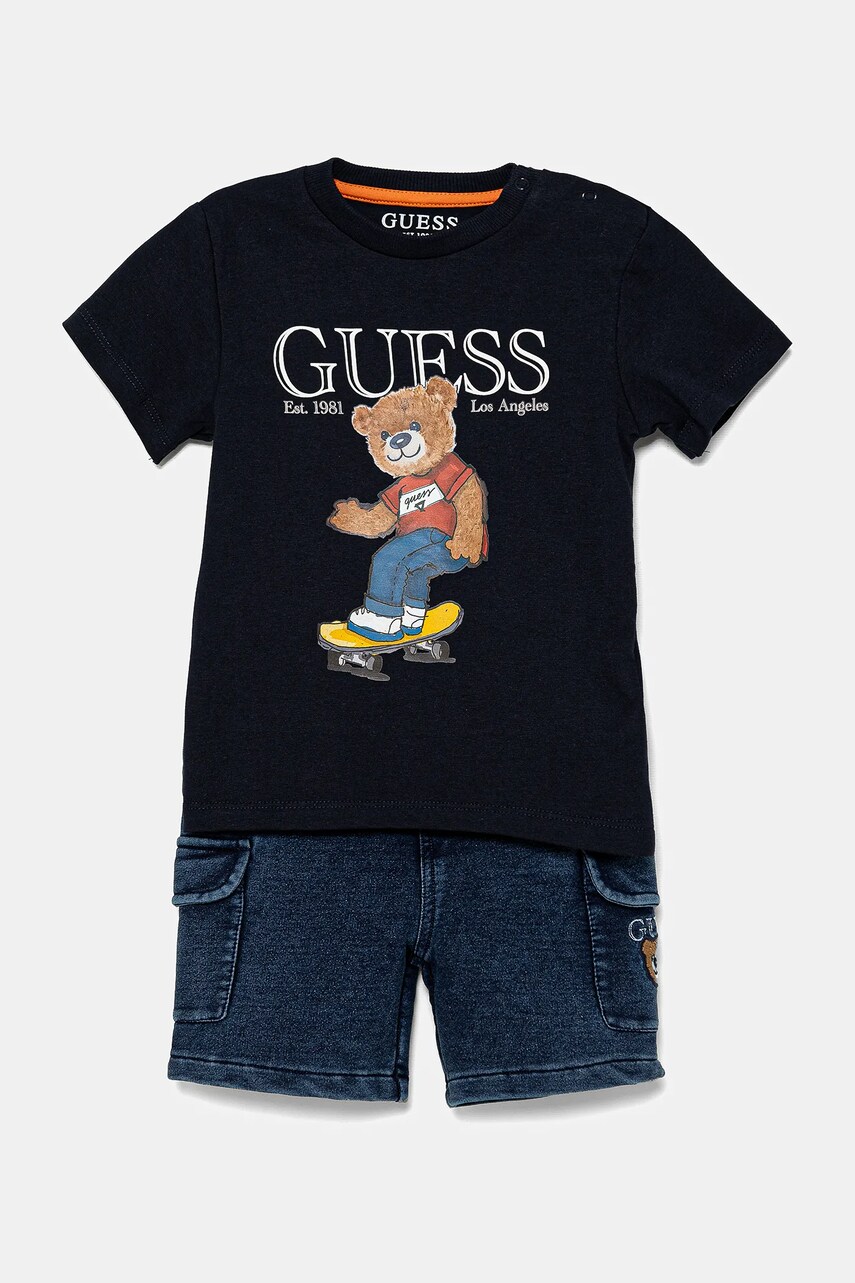Levně Kojenecká sada Guess tmavomodrá barva, I5GG02 K8HM4