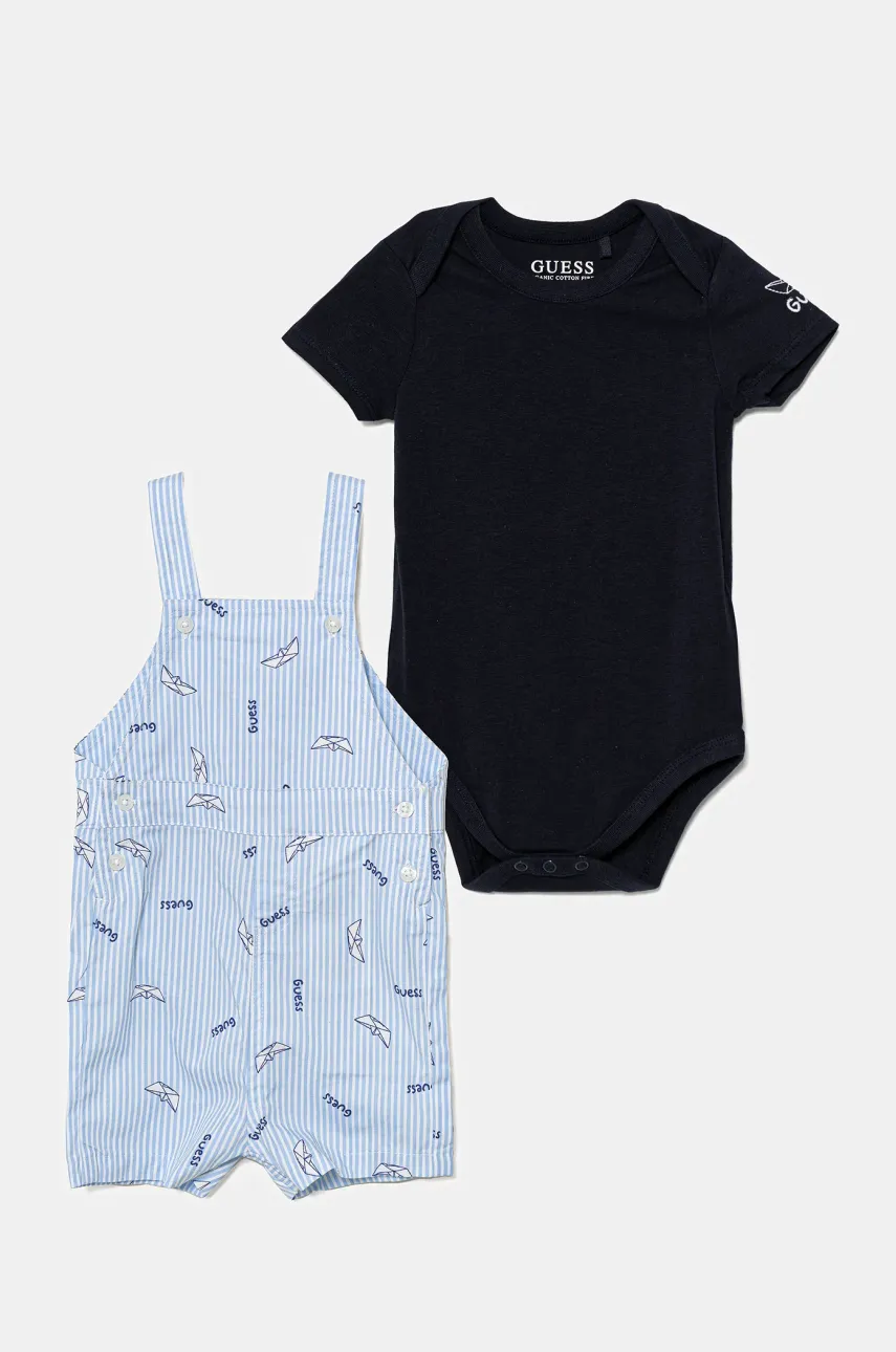 Levně Kojenecká sada Guess tmavomodrá barva, P5GG04 K6YW4