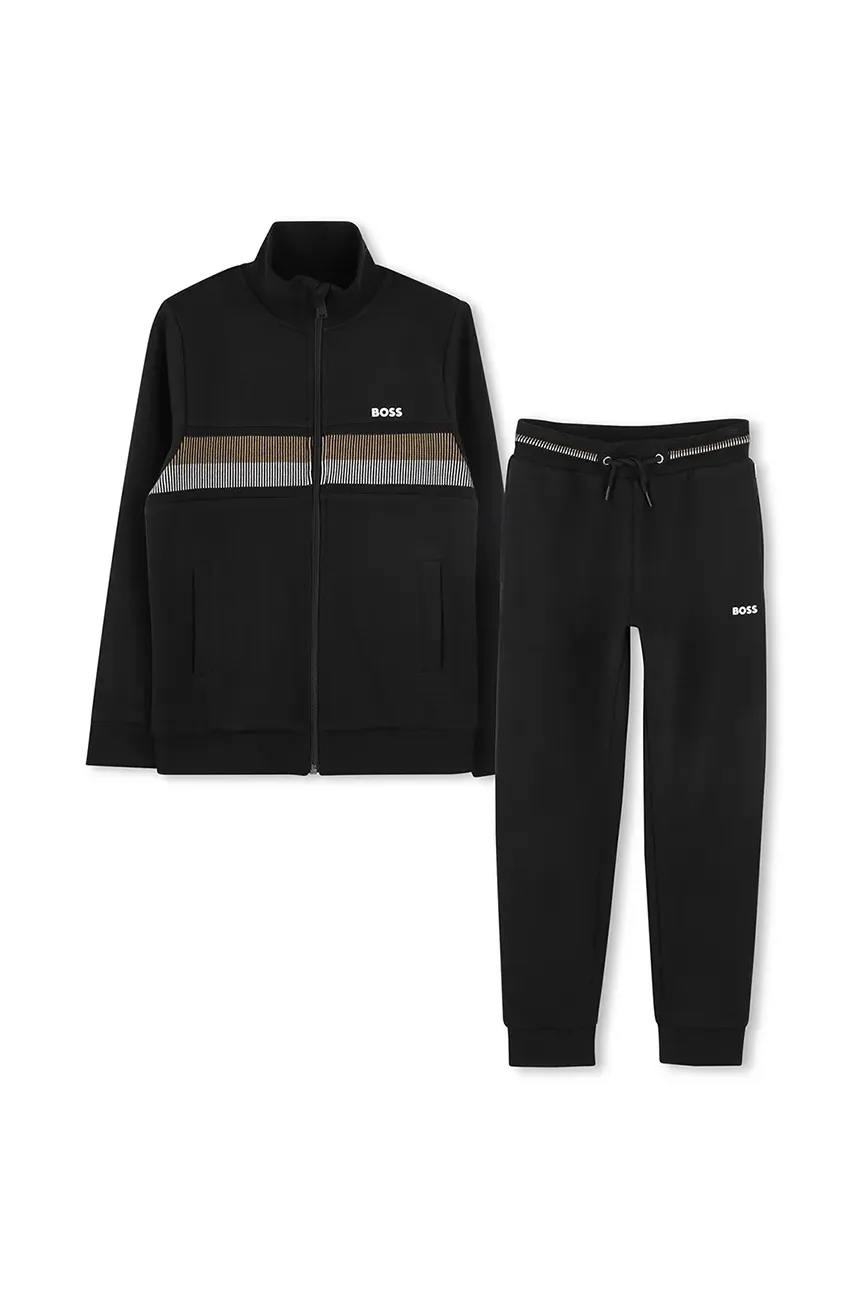 BOSS trening copii culoarea negru, J51965