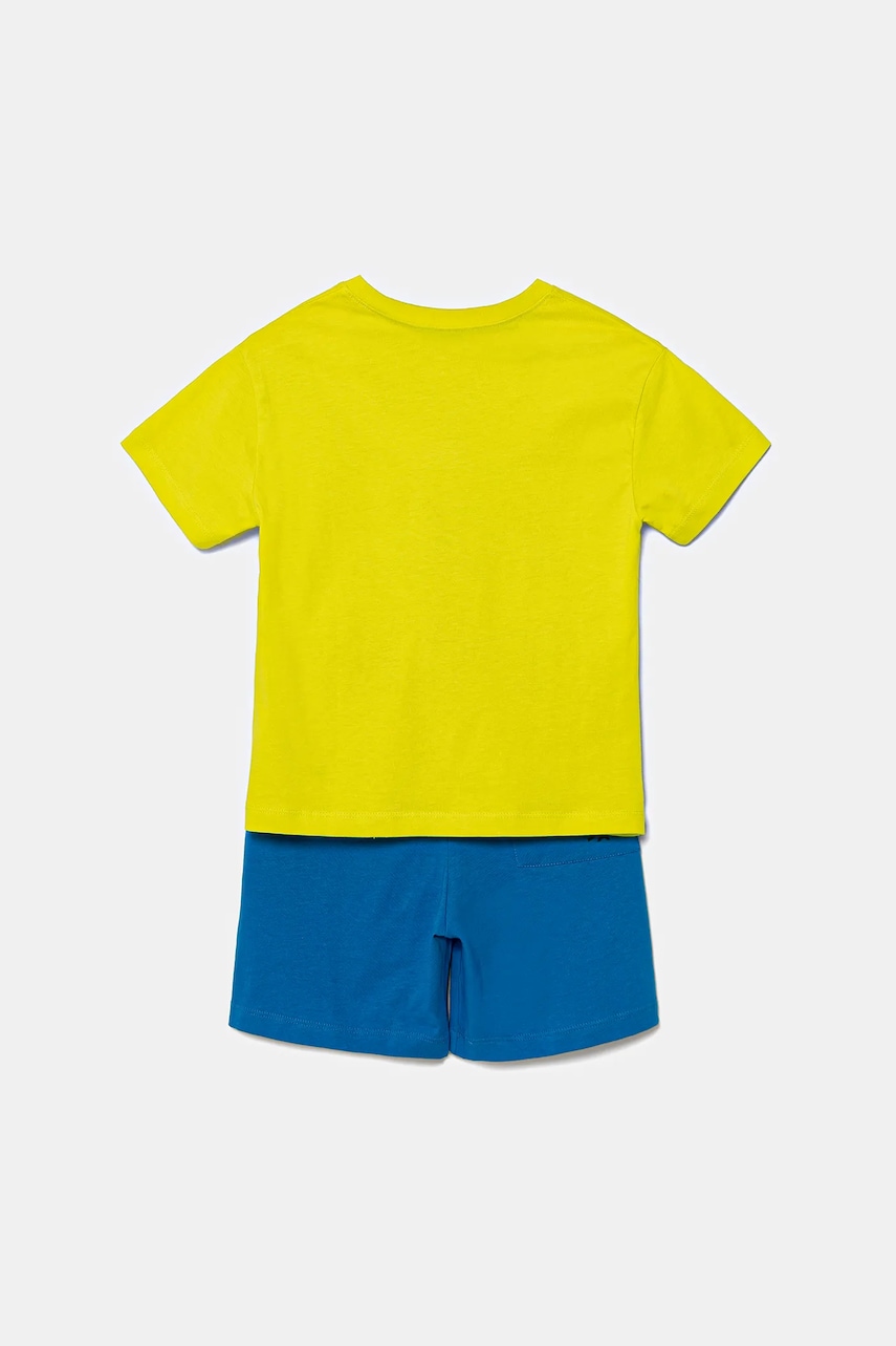Детский комплект из хлопка United Colors of Benetton цвет зелёный 3096CK00D Детский комплект из хлопка United Colors of Benetton цвет зелёный 3096CK00D