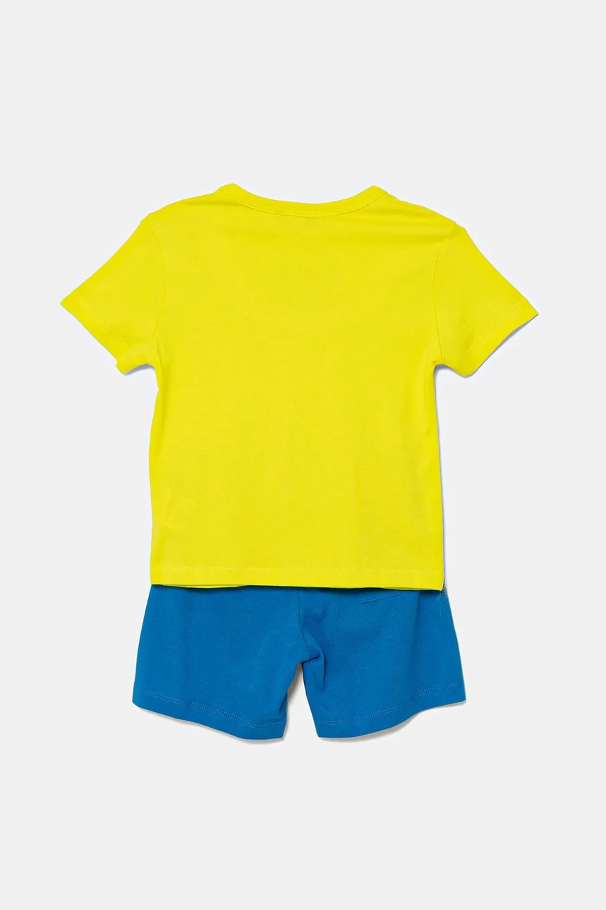 Дитячий бавовняний комплект United Colors of Benetton колір зелений 3096GK00Q