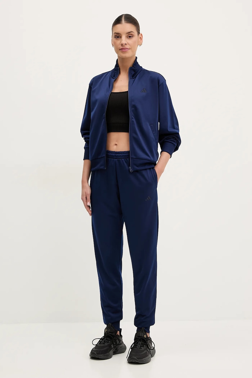 adidas trening Feelcozy femei, culoarea albastru marin, JD2706 adidas trening Feelcozy femei, culoarea albastru marin, JD2706
